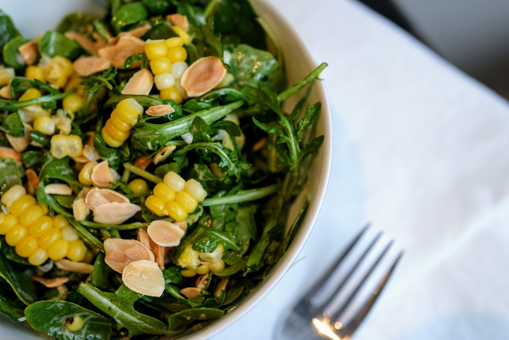 Summer Corn and Arugula Salad